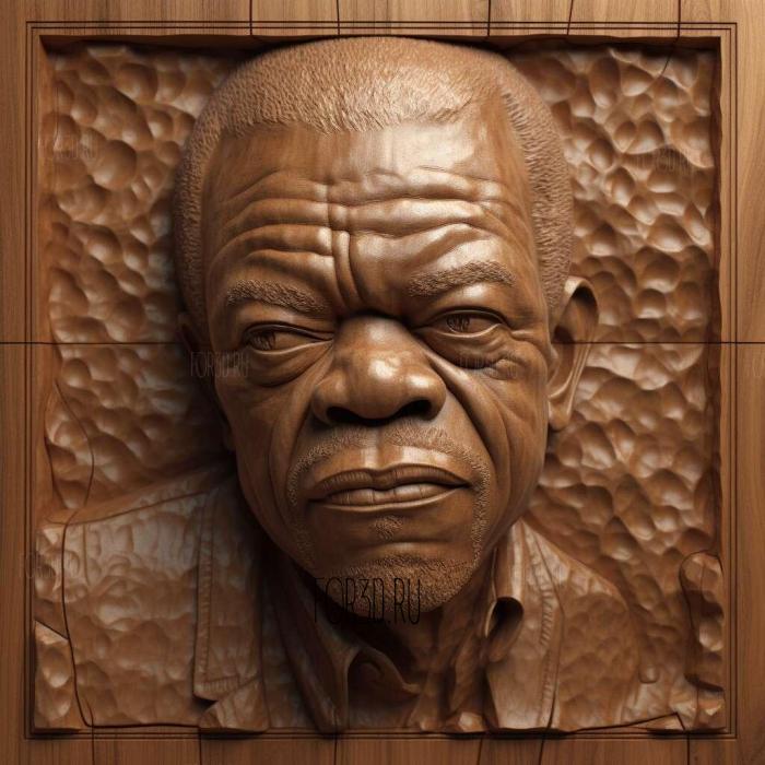 Samuel LJackson 1 stl model for CNC